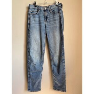 American Eagle 90s Straight Jeans Womens 4 Long Blue Denim Casual Retro Classic